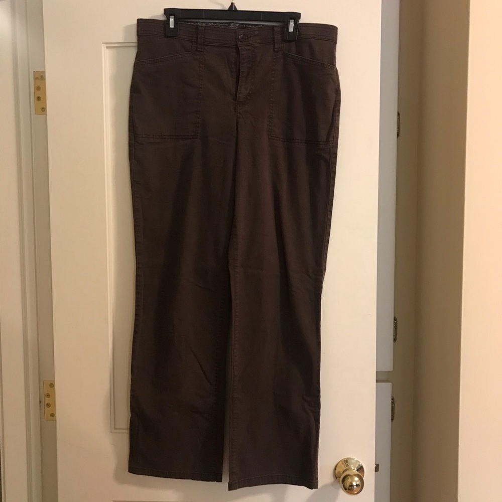 Gloria Vanderbilt Bootcut Brown Pants